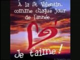 Bonne Saint valentin mon chéri