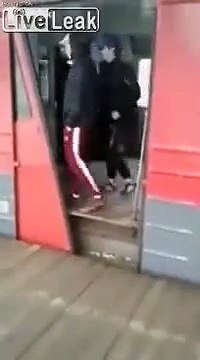 Cassée ? Cette porte de train se ferme !