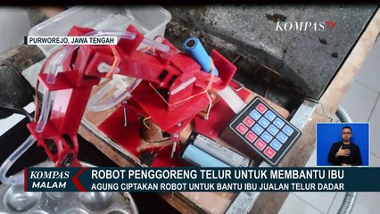 Keren! Bikin Robot Penggoreng Telur untuk Bantu Ibu Jualan