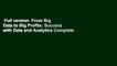 Full version  From Big Data to Big Profits: Success with Data and Analytics Complete