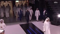 جانب من وصول الشيخ محمد بن راشد آل مكتوم حاكم إمارة دبي إلى حفل صناع الأمل