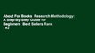 About For Books  Research Methodology: A Step-By-Step Guide for Beginners  Best Sellers Rank : #2