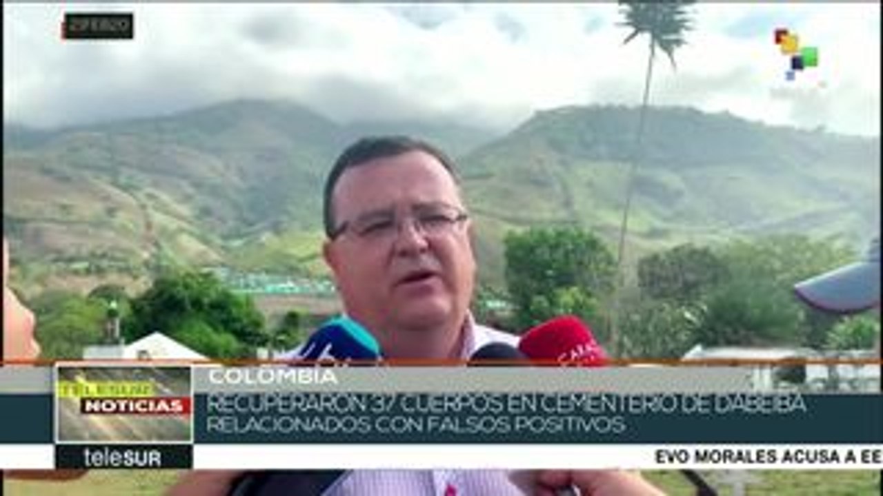 Colombia: recuperados en Dabeiba 37 cuerpos de "falsos positivos"