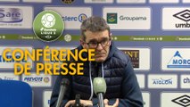 Conférence de presse FC Chambly - AS Nancy Lorraine (2-1) : Bruno LUZI (FCCO) - Jean-Louis GARCIA (ASNL) - 2019/2020