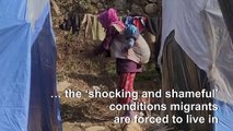 Migrants describe their struggle in overcrowded Samos camp
