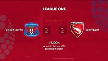 Resumen partido entre Carlisle United y Morecambe Jornada 35 League Two