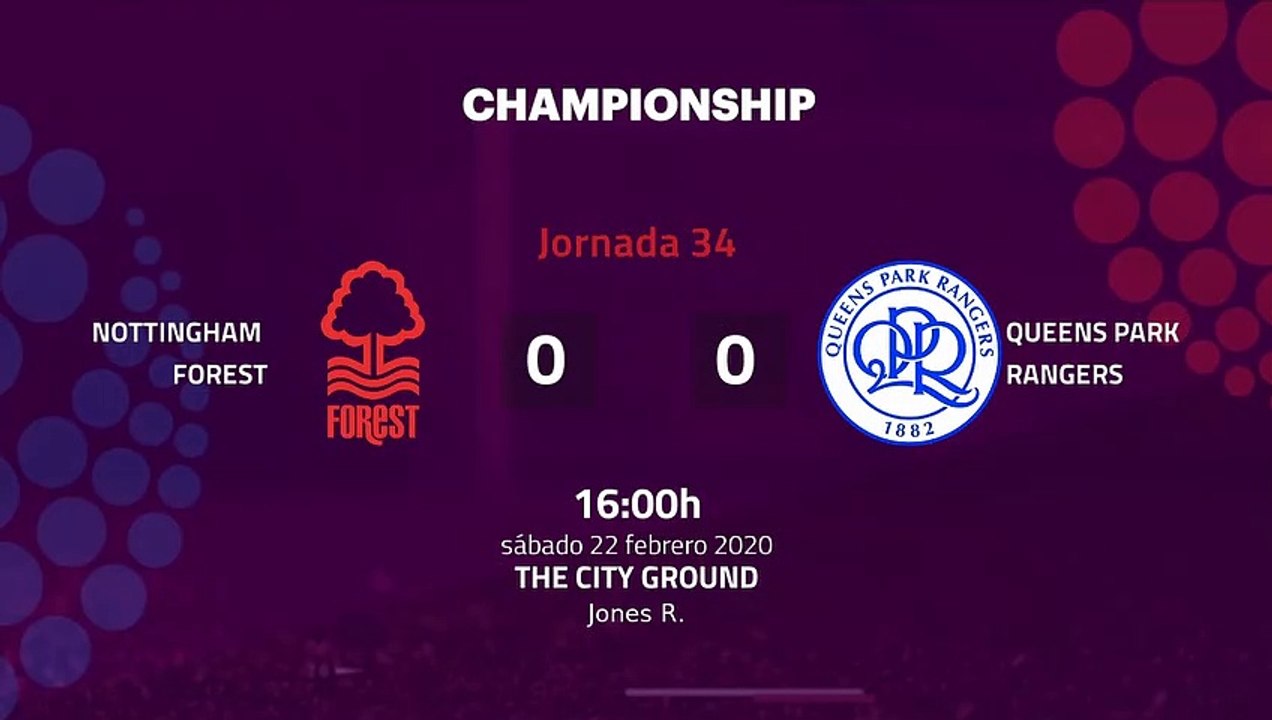 Resumen partido entre Nottingham Forest y Queens Park Rangers Jornada 34 Championship