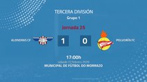 Resumen partido entre Alondras CF y Polvorín FC Jornada 25 Tercera División