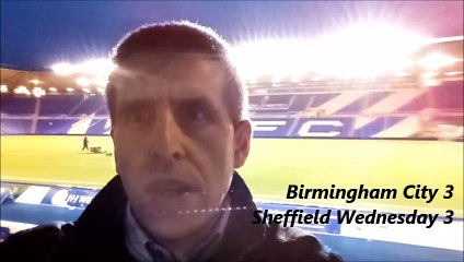 Birmingham City 3 Sheffield Wednesday 3