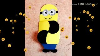 Minion Hug DIY card / Hug day card / Minion craft