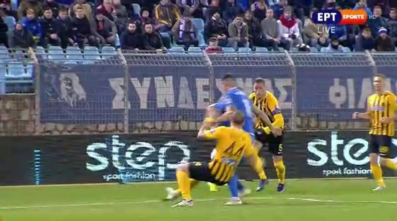 Το πέναλτι του Βέλεθ και η απόκρουση Κουέστα στην εκτέλεση του Βασιλόγιαννη - Λαμία vs Άρης 22..02.2020