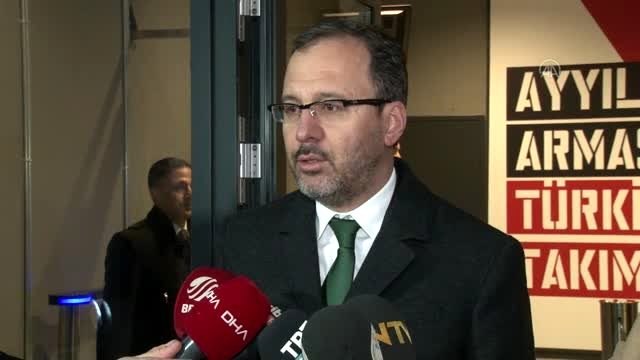 Trabzonspor maçının ardından - Gençlik ve Spor Bakanı Kasapoğlu