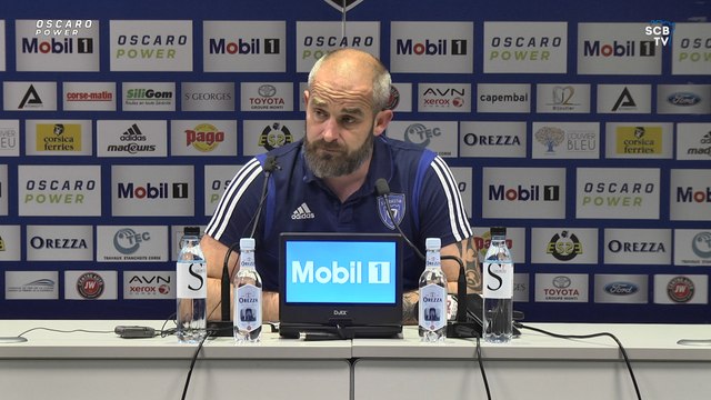 Bastia 2-1 Belfort : Conf. d'après-match de M. Chabert