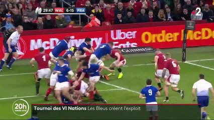 Rugby : le XV de France héroïque à Cardiff