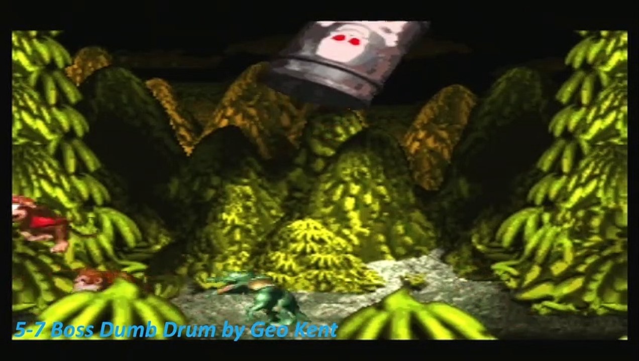 Donkey Kong Country 5-7 Boss Dumb Drum