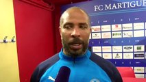 Le coach Eric Chelle après la victoire du FC Martigues contre Saint-Priest