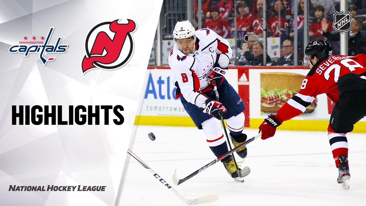 NHL Highlights | Capitals @ Devils 2/22/20