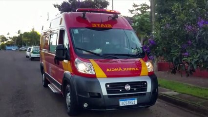 Idoso cai do telhado ao consertar antena no Bairro Periolo