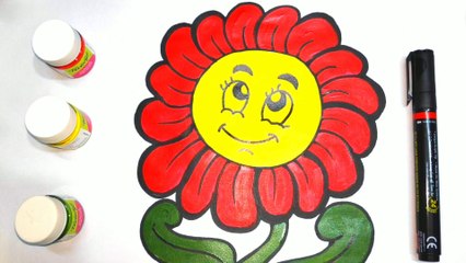 How to draw flower easy for kids easy kiddy