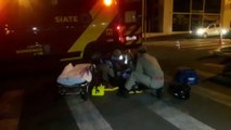 Homem fica ferido em acidente de trânsito na Rua Paraná