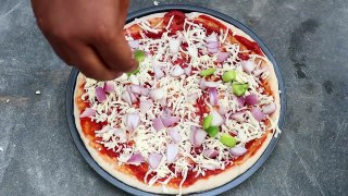 Homemade Pizza Video Recipe _ Veg Pizza in Clay Mud Oven by Mubashir Saddique _ Village Food Secrets