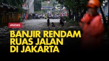 Banjir Rendam Ruas Jalan di Jakarta