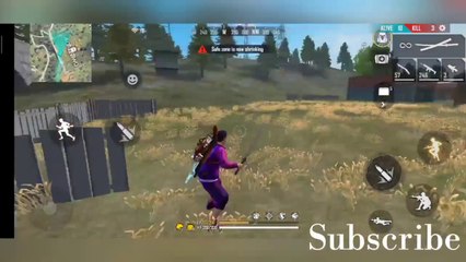 Free fire Ranked match gameplay