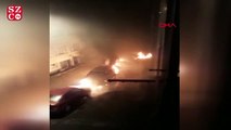 Fatih’te 9 otomobil kundaklandı