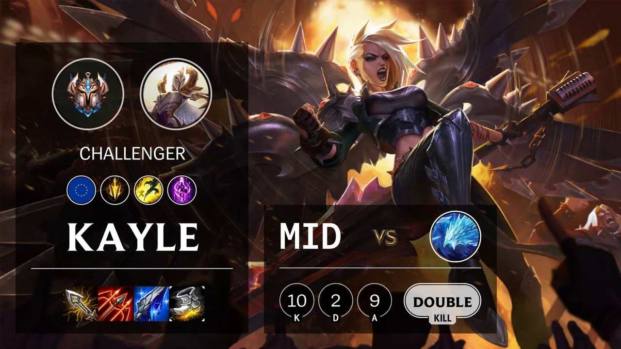 Kayle Mid vs Anivia - EUW Challenger Patch 10.4
