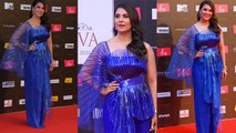 Lara Dutta Ravishing Look in Blue Gown At Grand Finale of LIVA MISS DIVA | Boldsky