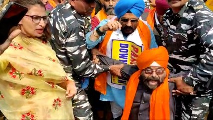 Anti-Pak protests in Delhi ahead of Trump's visit