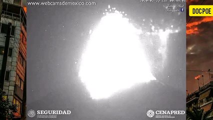 VOLCÁN POPOCATÉPETL | HOY 23 DE FEBRERO 2020