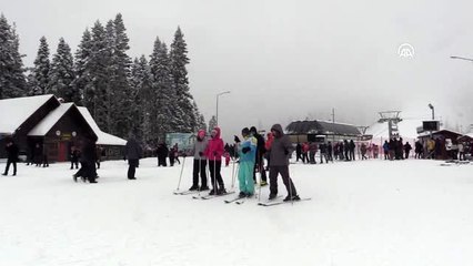 Ilgaz'da hafta sonu yoğunluğu