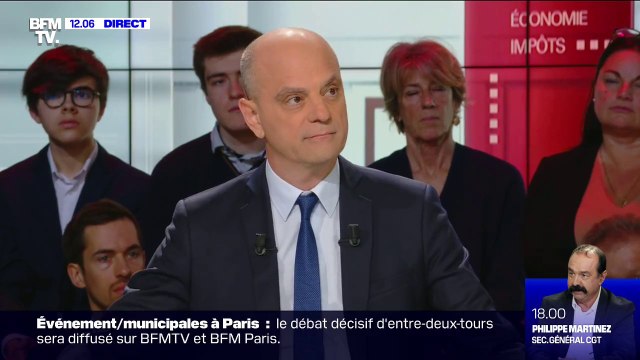 Retraites: Jean-Michel Blanquer dénonce une obstruction uniquement sur la forme, c'est absurde