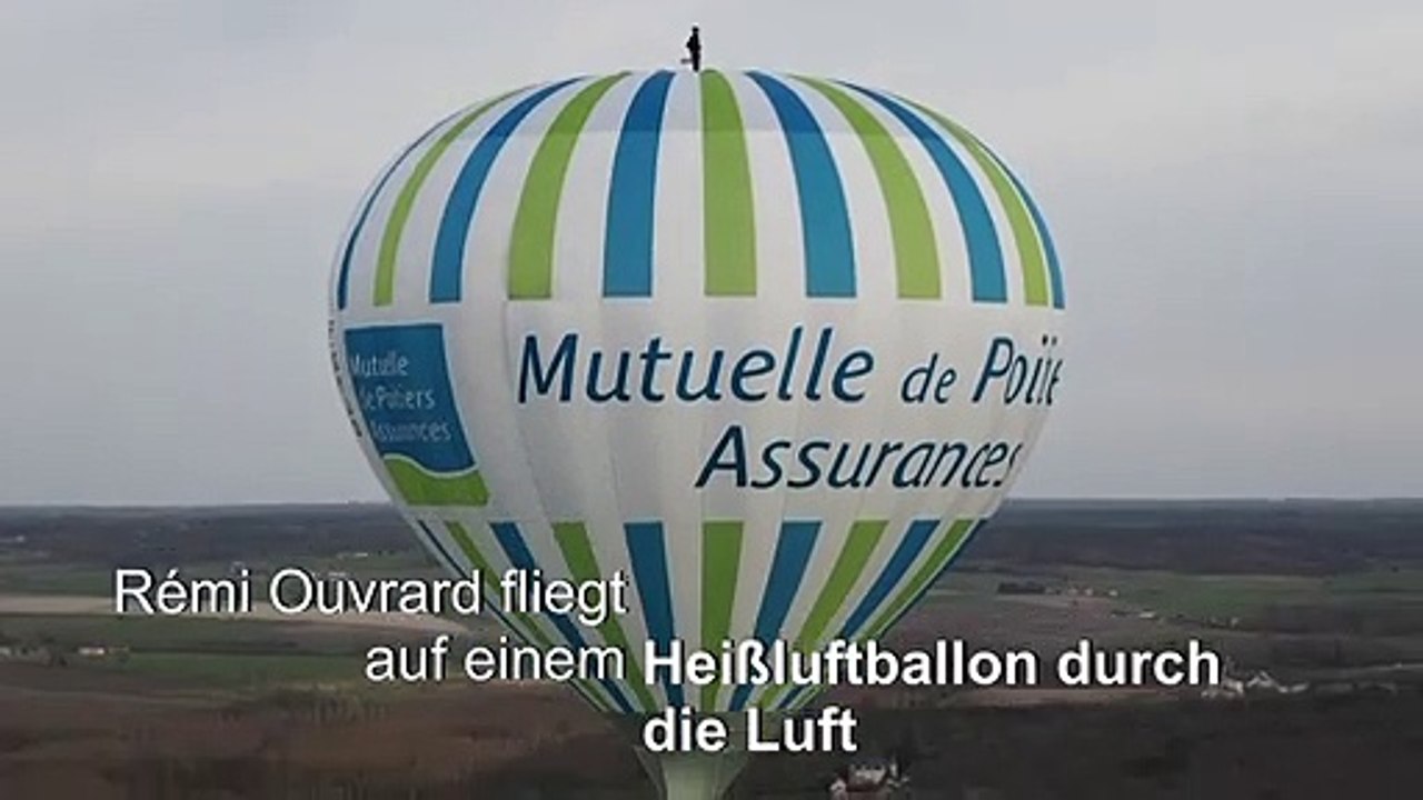 Spektakulärer weltrekord auf dem heißluftballon