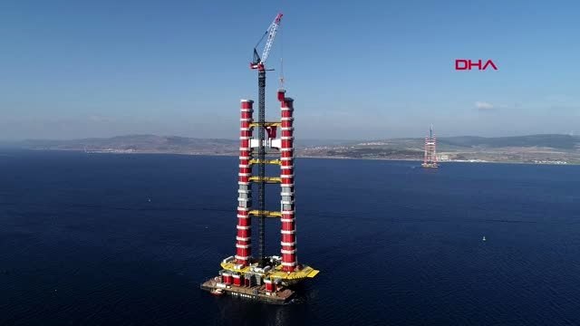 Çanakkale bakan turhan 1915 çanakkale köprüsü kuleleri, haziranda tamamlanacak-