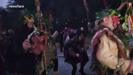 Scores of penis worshippers parade through Greek capital in ancient ritual