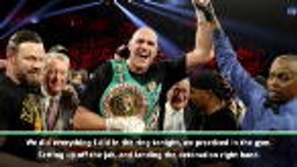 Switching trainers vital to Fury success