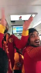 Galatasaray taraftarı Kadıköy için yola çıktı
