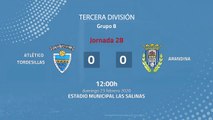 Resumen partido entre Atlético Tordesillas y Arandina Jornada 28 Tercera División