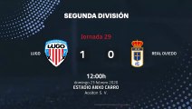 Resumen partido entre Lugo y Real Oviedo Jornada 29 Segunda División