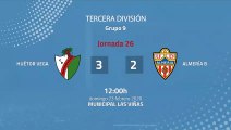 Resumen partido entre Huétor Vega y Almería B Jornada 26 Tercera División