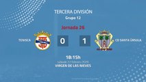 Resumen partido entre Tenisca y CD Santa Úrsula Jornada 26 Tercera División