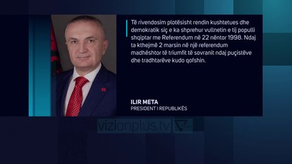 Meta: Ta kthejmë 2 marsin në një referendum madhështor - News, Lajme - Vizion Plus