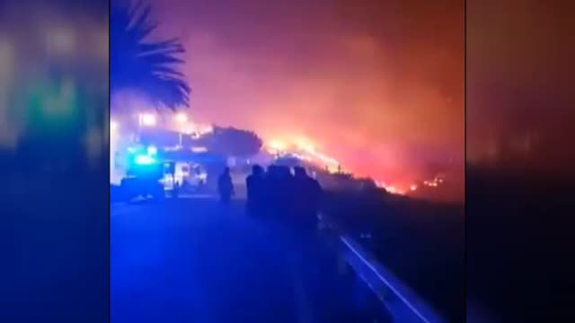 Grave incendio en Gran Canaria