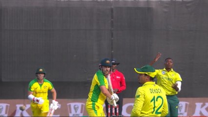 Finch dropped but only survives one more ball