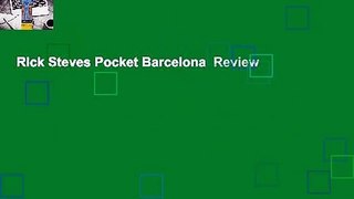 Rick Steves Pocket Barcelona  Review