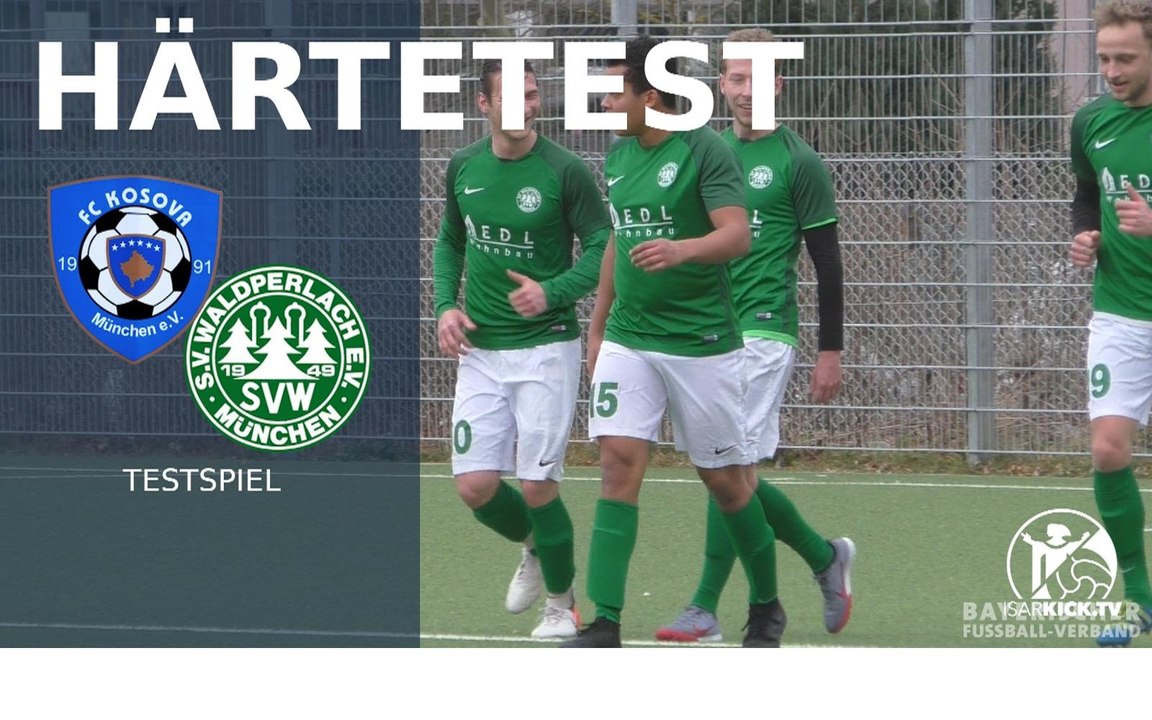 Kreisligist ringt Bezirksligist nieder | FC Kosova München - SV Waldperlach (Testspiel)