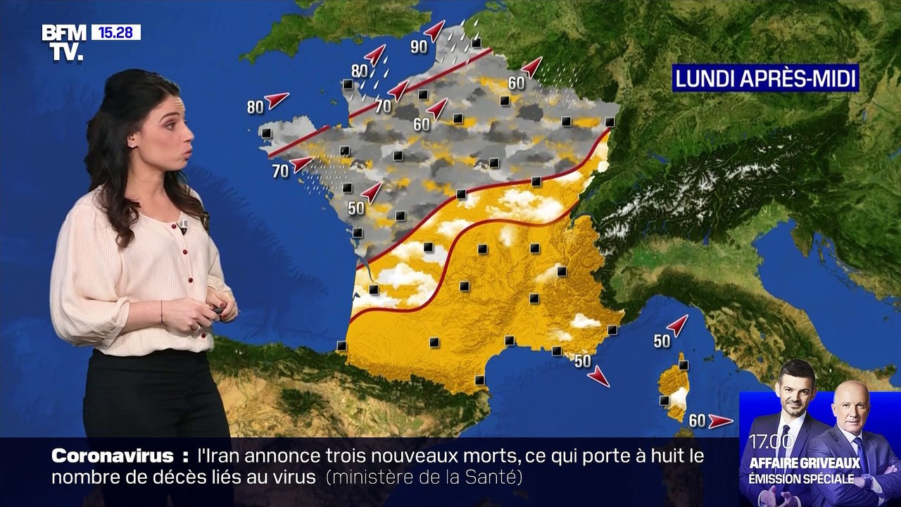 La météo pour ce lundi 24 février 2020