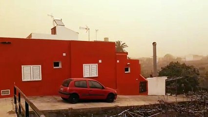 Así ven los vecinos de Santa Úrsula la calima ahora